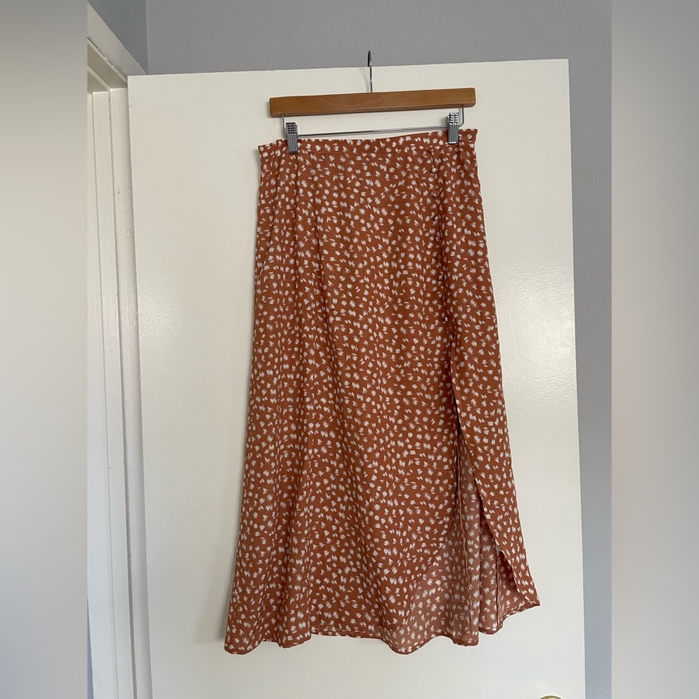 Nasty Gal Button Front Midi Skirt